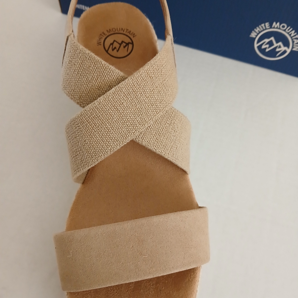 WHITE MOUNTAIN Women's Yanda Espadrille Platform Sandal Size 9.5 New $30 - Picture 3 of 13